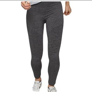 Athleta Seamless High-waisted Compression Training Tights- Charcoal Grey